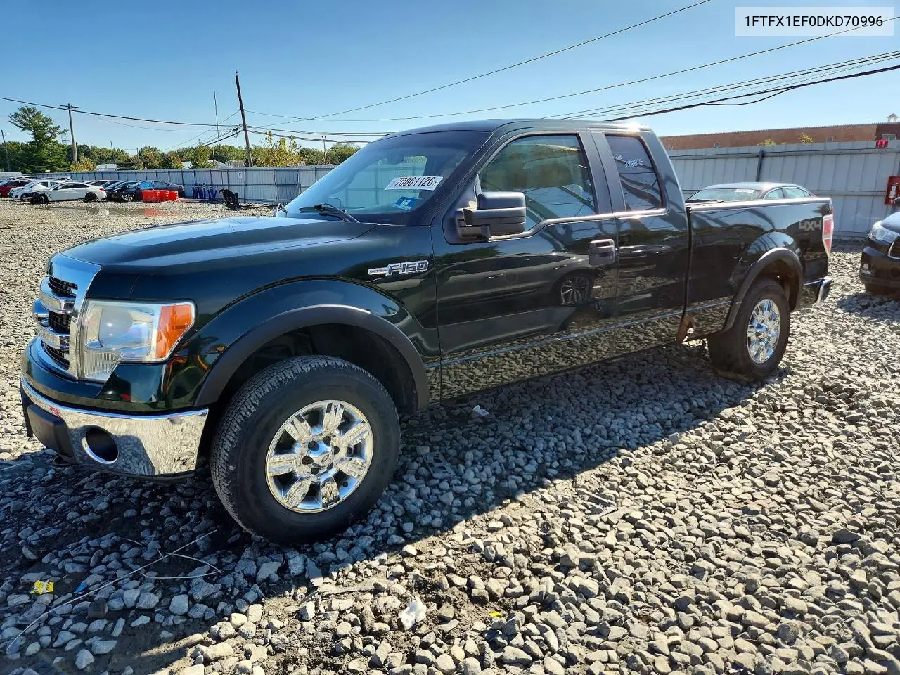 FORD F-150 2013, VIN 1FTFX1EF0DKD70996