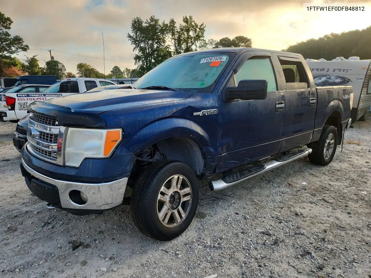 FORD F-150 2013, VIN 1FTFW1EF0DFB48812