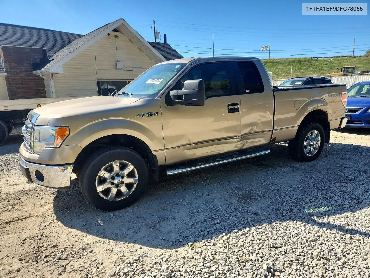 FORD F-150 2013, VIN 1FTFX1EF9DFC78066
