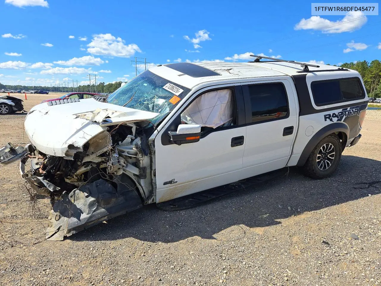 FORD F-150 2013, VIN 1FTFW1R68DFD45477