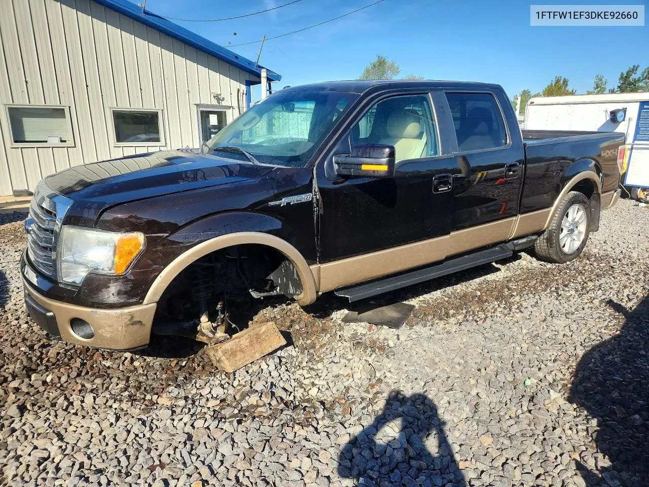FORD F-150 2013, VIN 1FTFW1EF3DKE92660