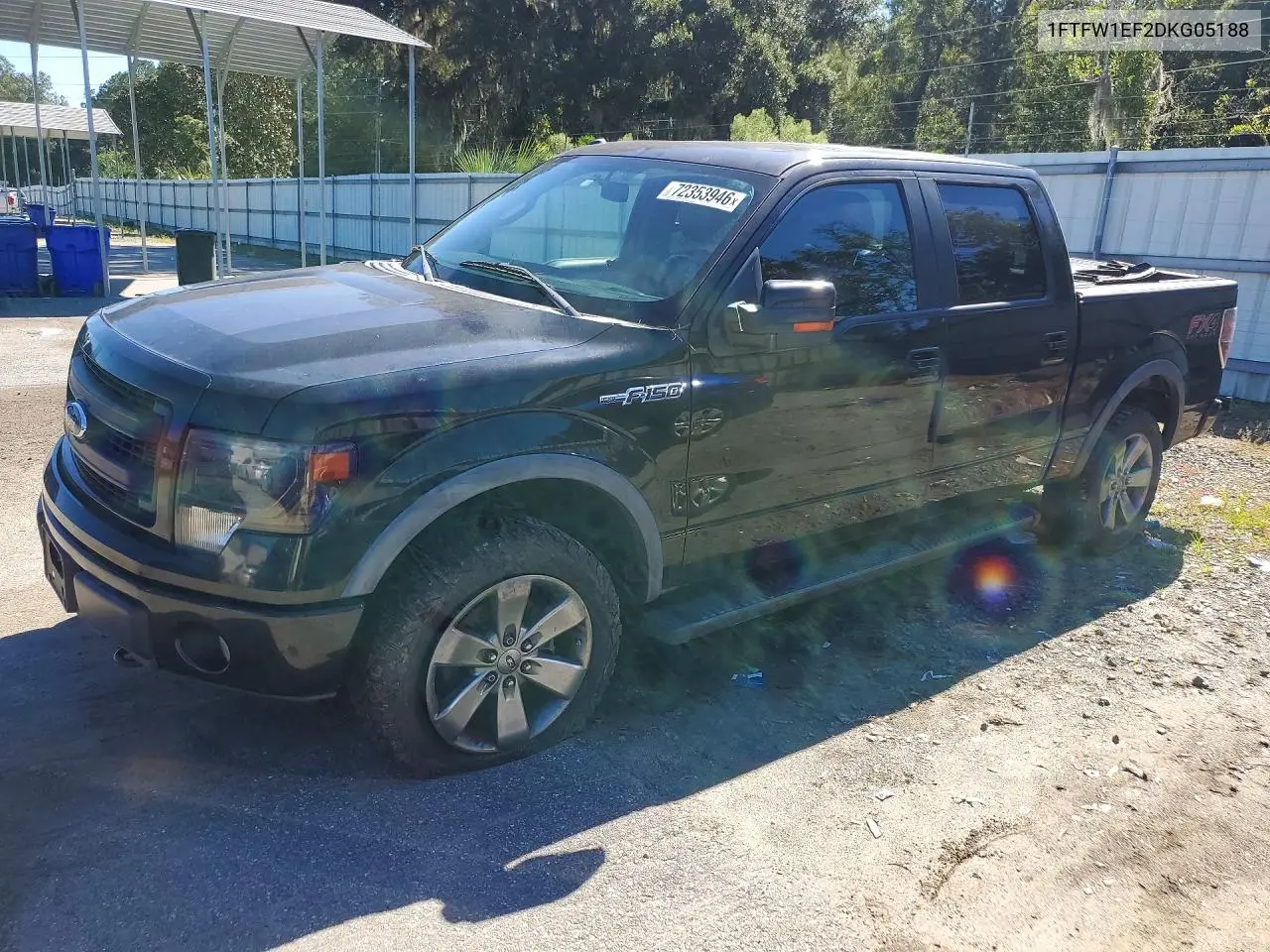FORD F-150 2013, VIN 1FTFW1EF2DKG05188