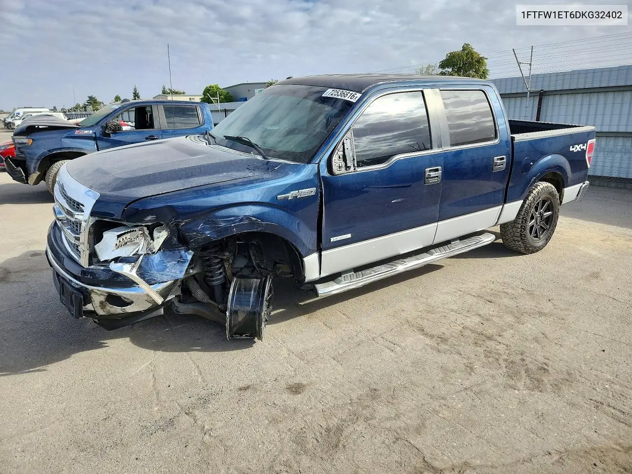 FORD F-150 2013, VIN 1FTFW1ET6DKG32402