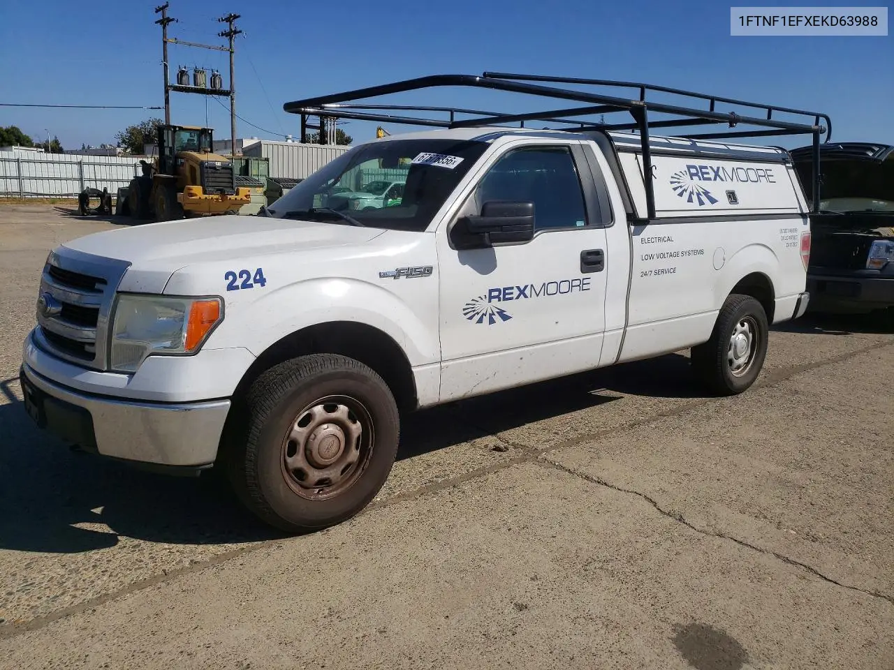 FORD F-150 2014, VIN 1FTNF1EFXEKD63988