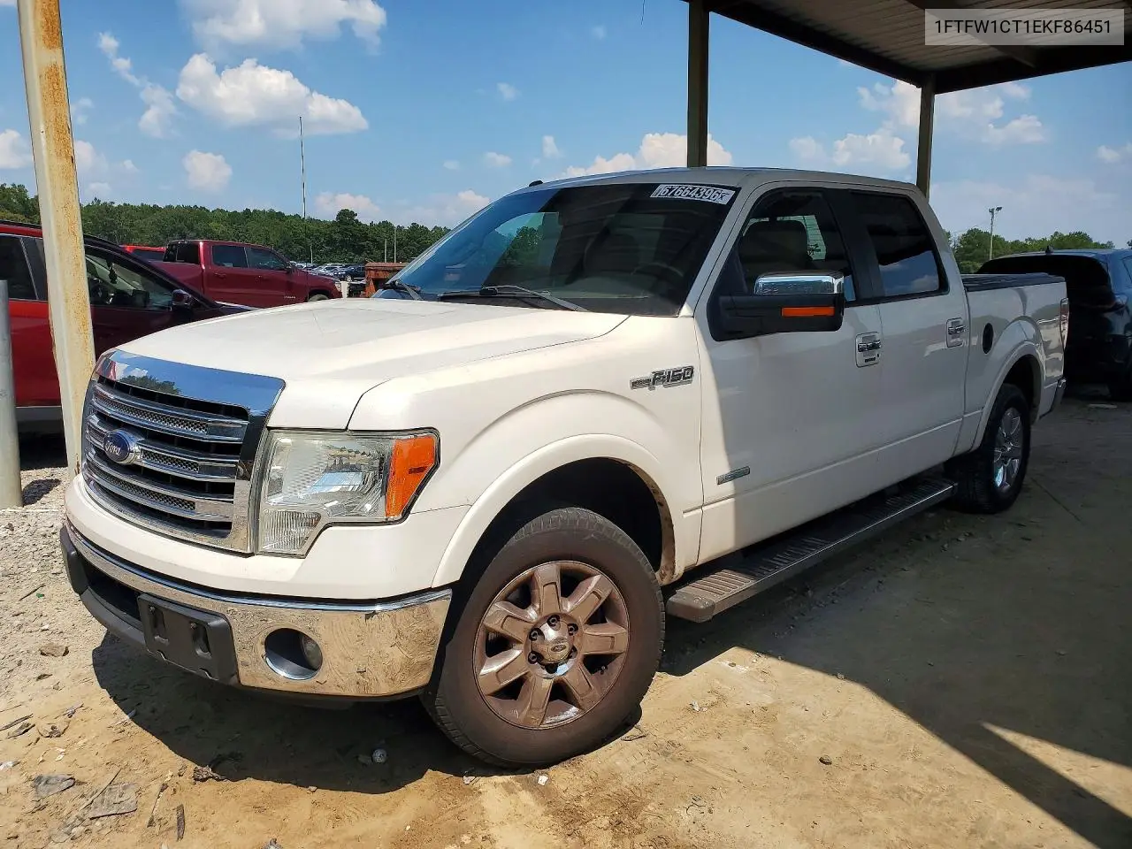 FORD F-150 2014, VIN 1FTFW1CT1EKF86451