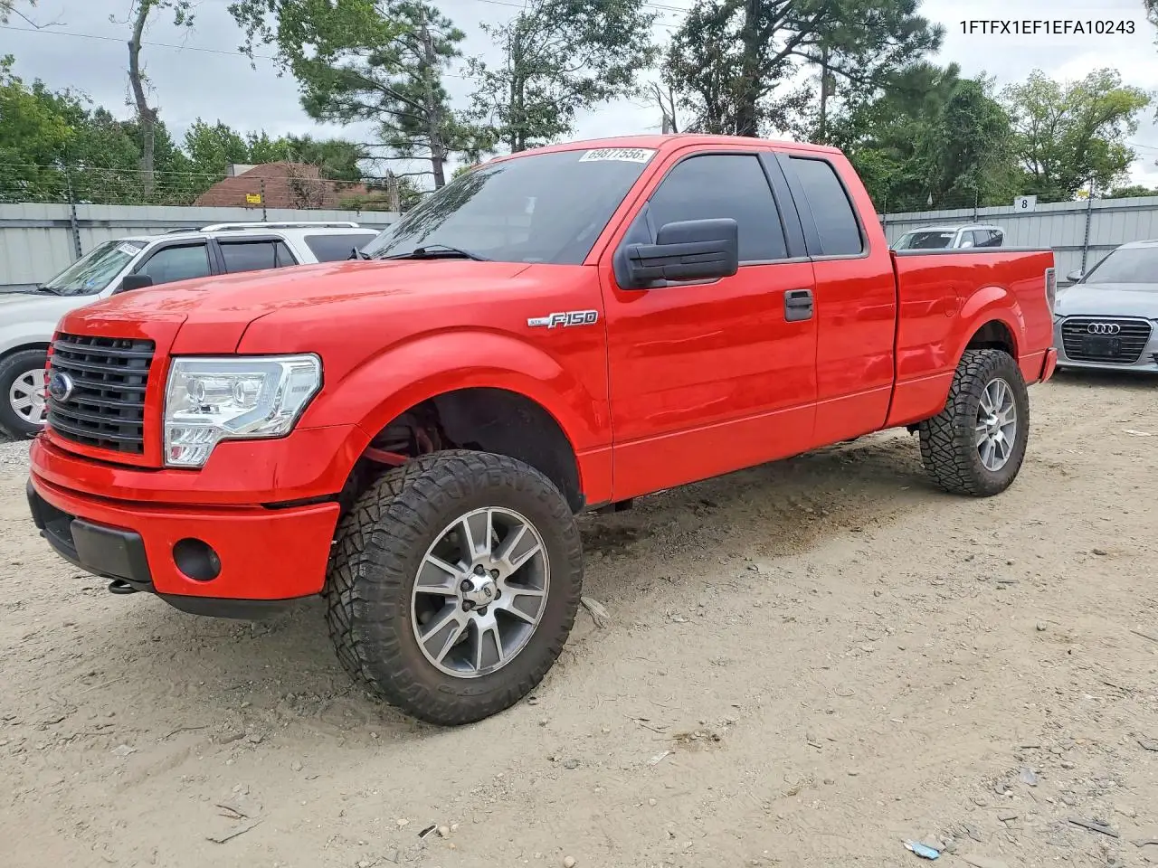 FORD F-150 2014, VIN 1FTFX1EF1EFA10243