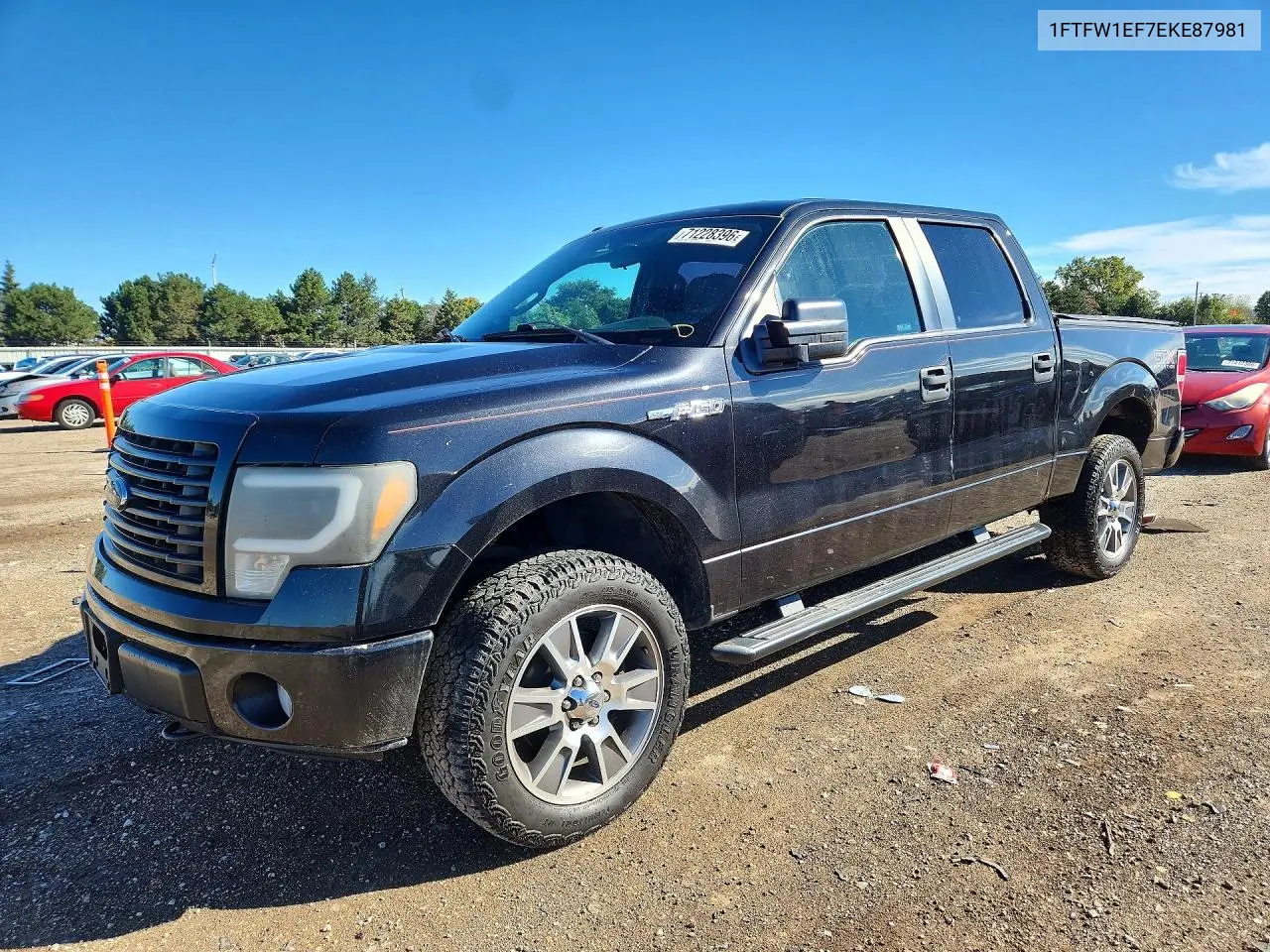 FORD F-150 2014, VIN 1FTFW1EF7EKE87981