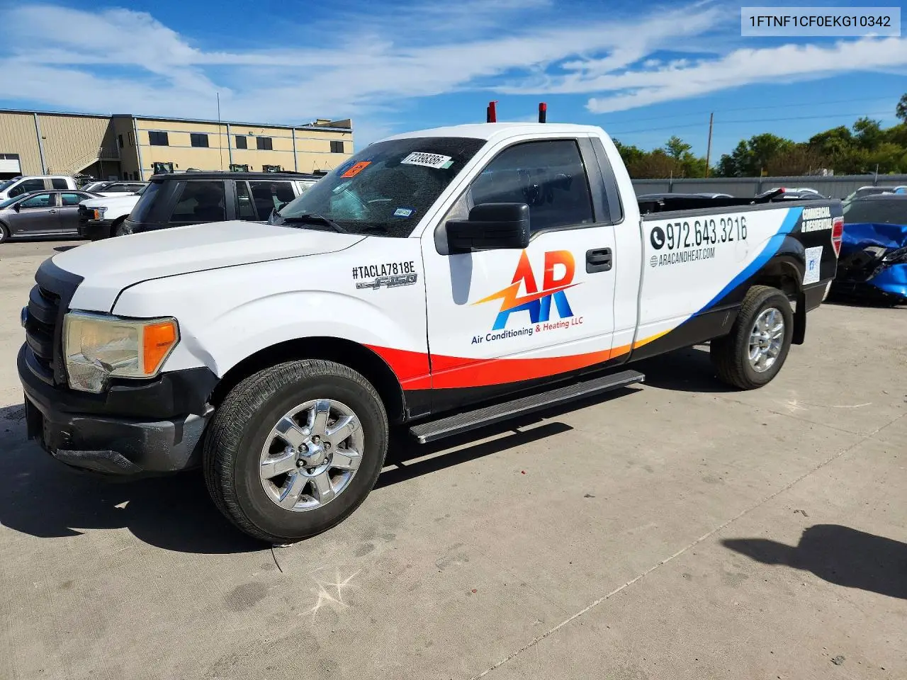 FORD F-150 2014, VIN 1FTNF1CF0EKG10342