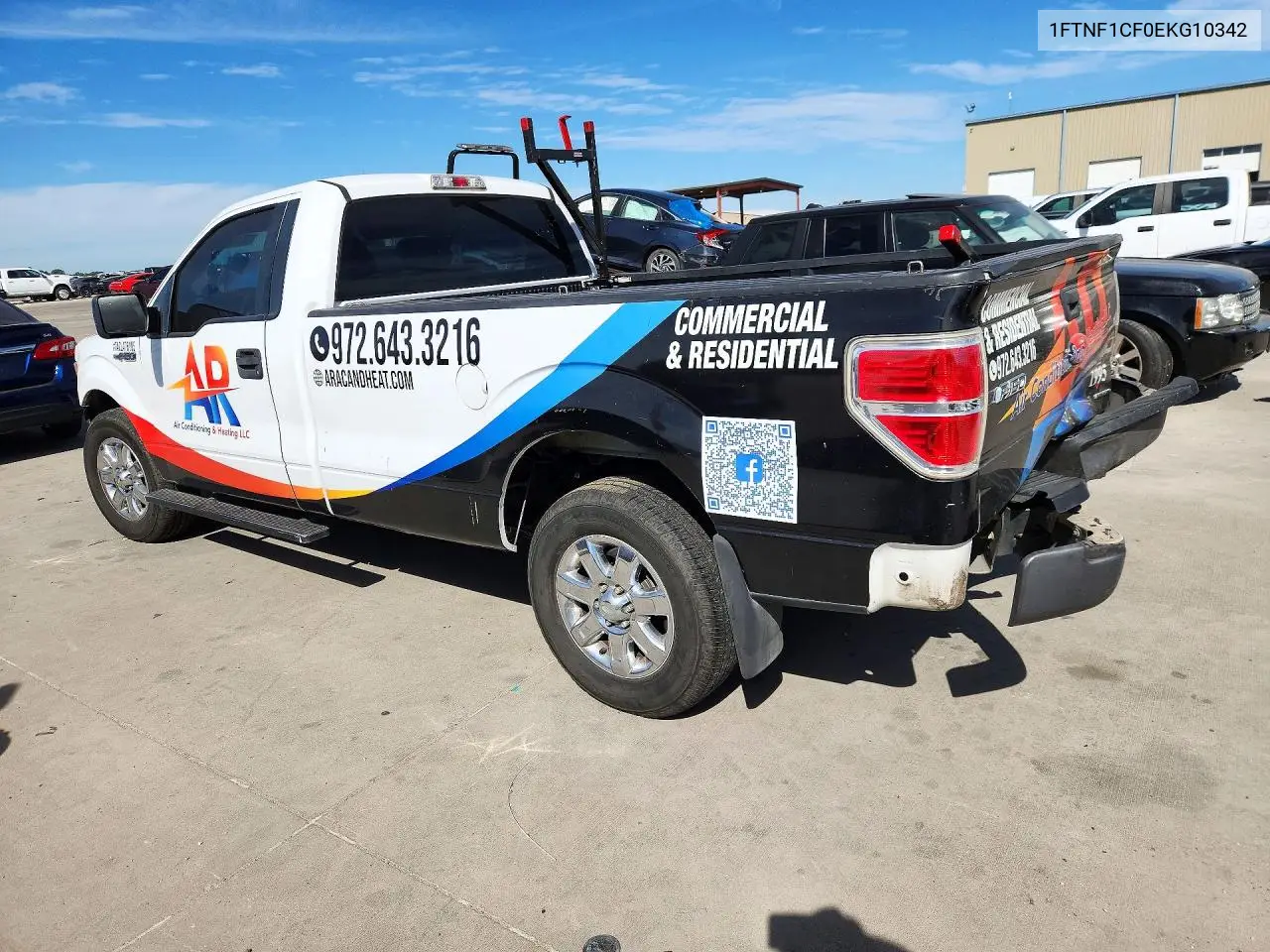 2014 FORD F-150 VIN 1FTNF1CF0EKG10342 — фото 2