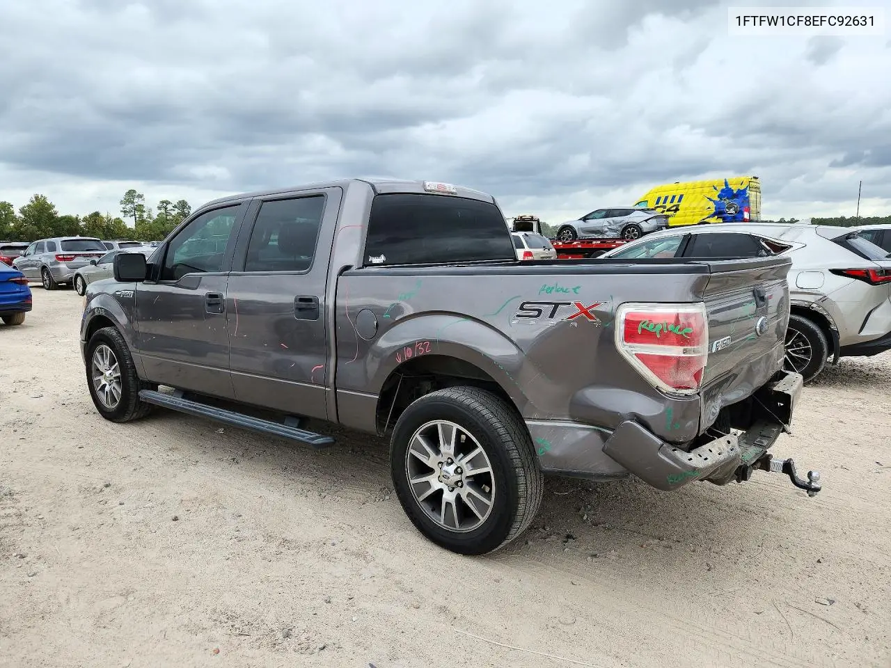 2014 FORD F-150 VIN 1FTFW1CF8EFC92631 — фото 2