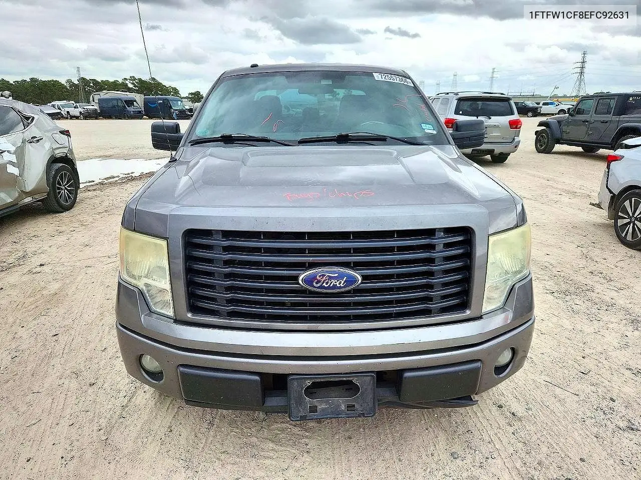 2014 FORD F-150 VIN 1FTFW1CF8EFC92631 — фото 5