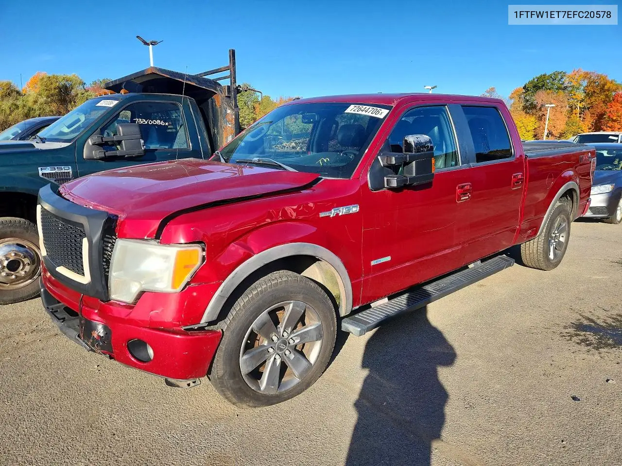 FORD F-150 2014, VIN 1FTFW1ET7EFC20578