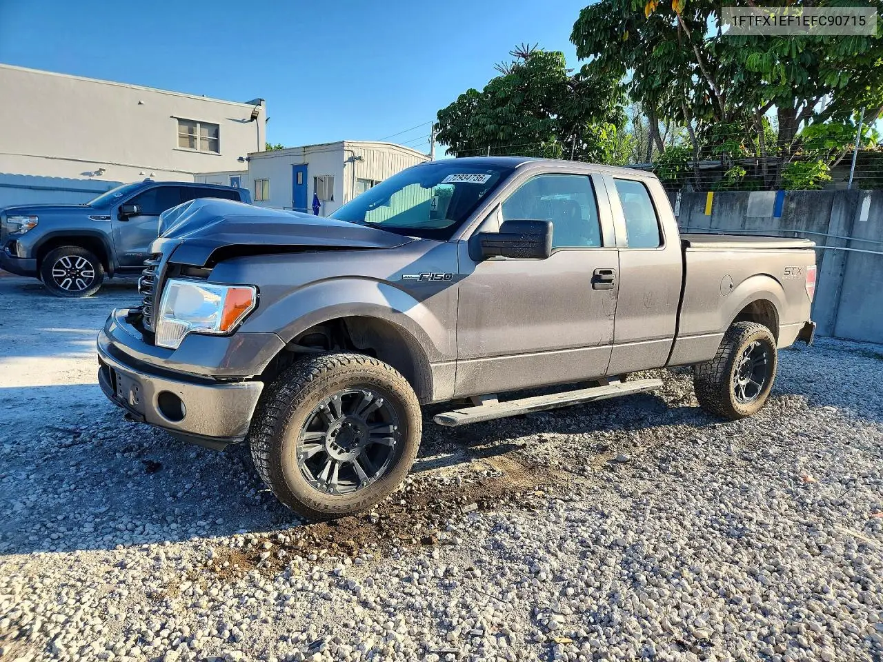 FORD F-150 2014, VIN 1FTFX1EF1EFC90715