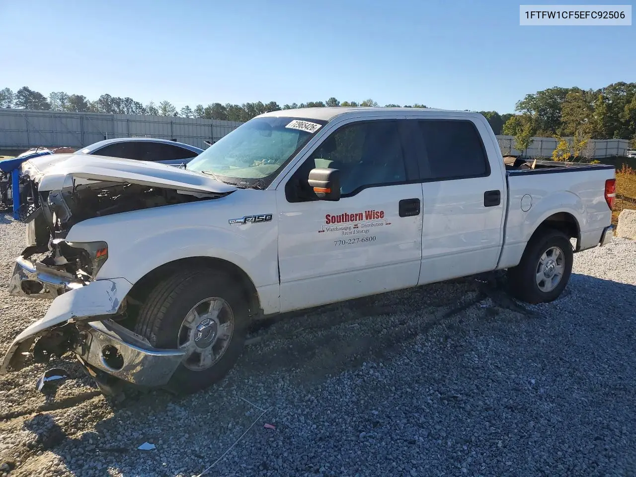 2014 FORD F-150 VIN 1FTFW1CF5EFC92506 — фото 2