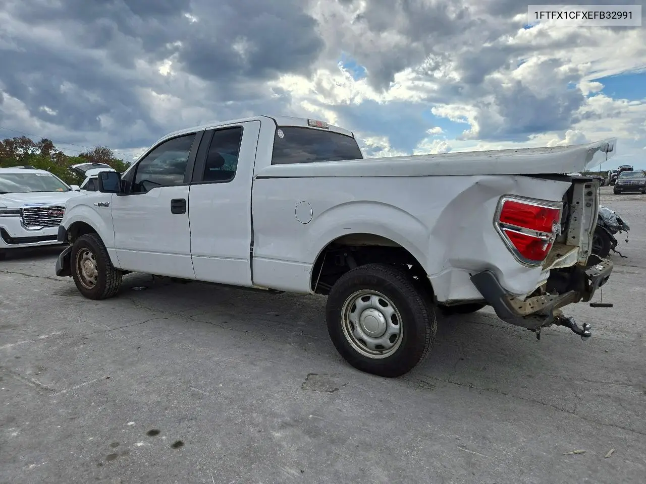 2014 FORD F-150 VIN 1FTFX1CFXEFB32991 — фото 2