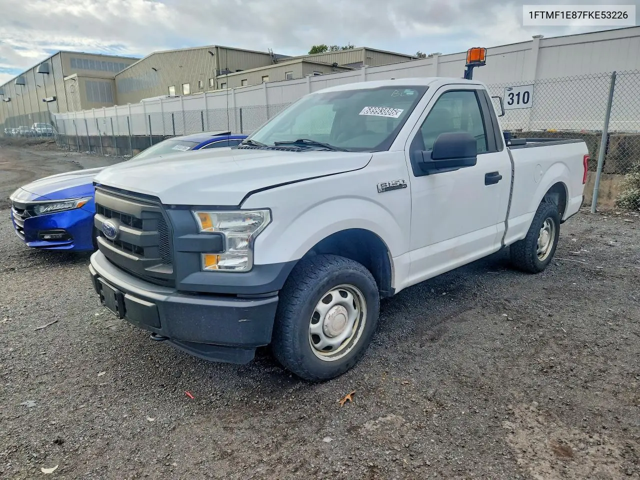 FORD F-150 2015, VIN 1FTMF1E87FKE53226