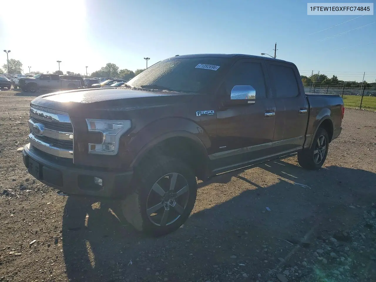 FORD F-150 2015, VIN 1FTEW1EGXFFC74845