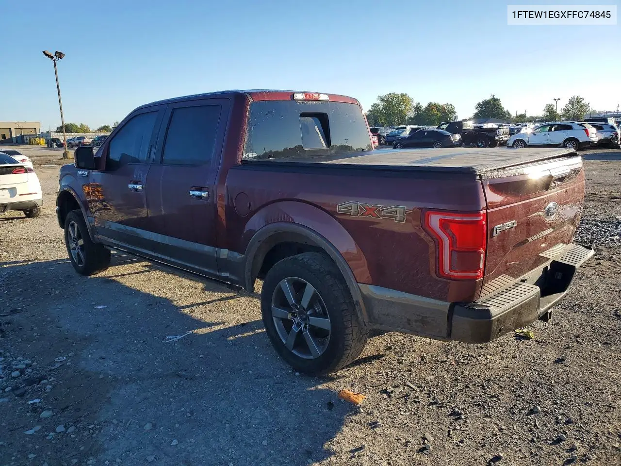 2015 FORD F-150 VIN 1FTEW1EGXFFC74845 — фото 2