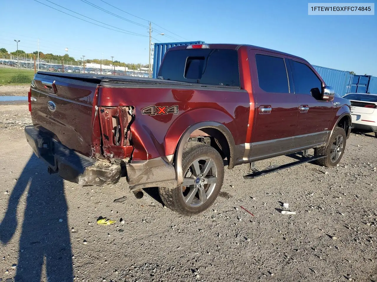2015 FORD F-150 VIN 1FTEW1EGXFFC74845 — фото 3