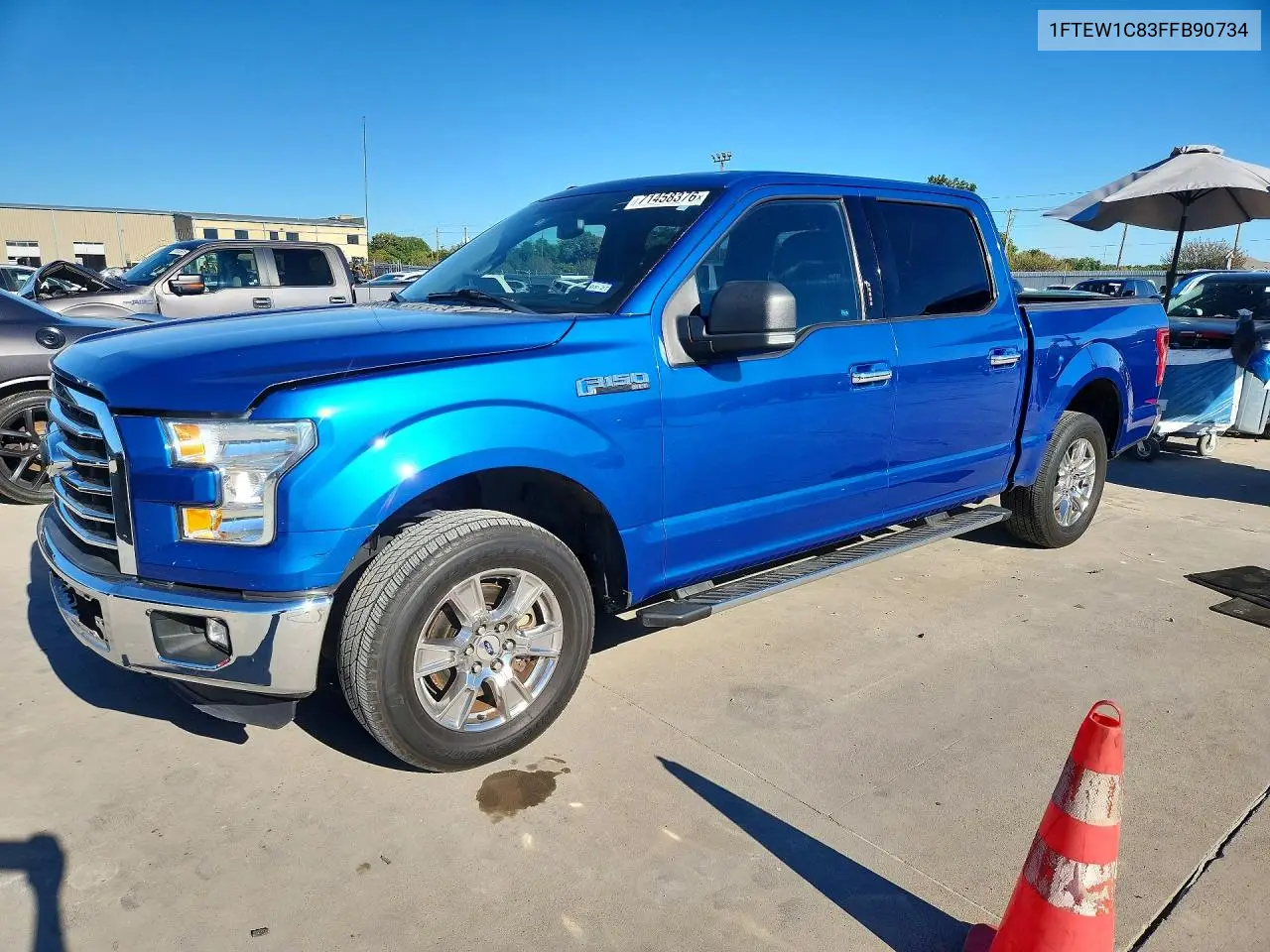 FORD F-150 2015, VIN 1FTEW1C83FFB90734