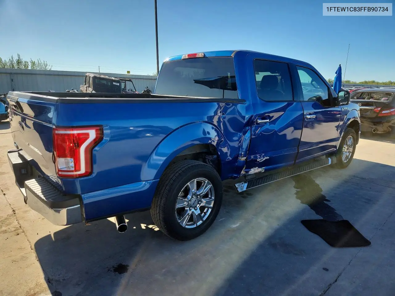 2015 FORD F-150 VIN 1FTEW1C83FFB90734 — фото 3