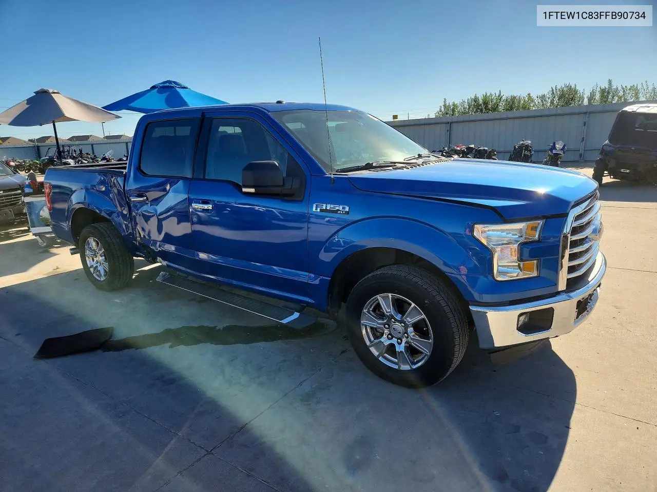 2015 FORD F-150 VIN 1FTEW1C83FFB90734 — фото 4