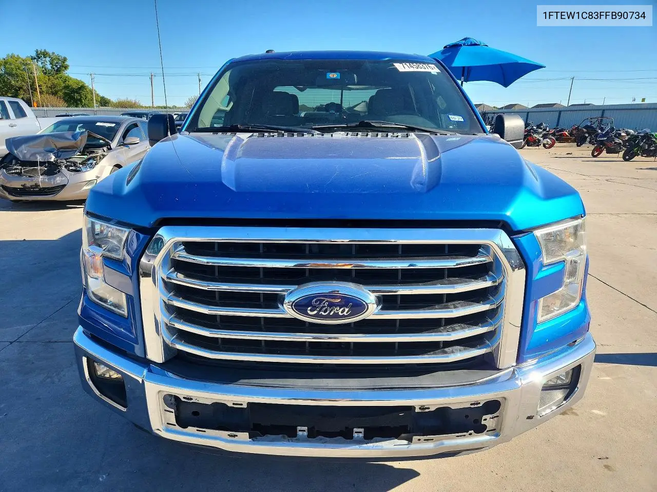 2015 FORD F-150 VIN 1FTEW1C83FFB90734 — фото 5