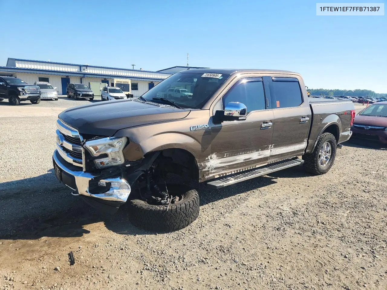 FORD F-150 2015, VIN 1FTEW1EF7FFB71387