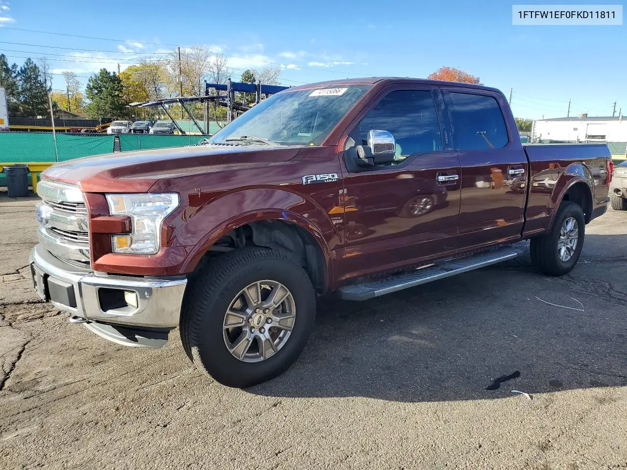 FORD F-150 2015, VIN 1FTFW1EF0FKD11811