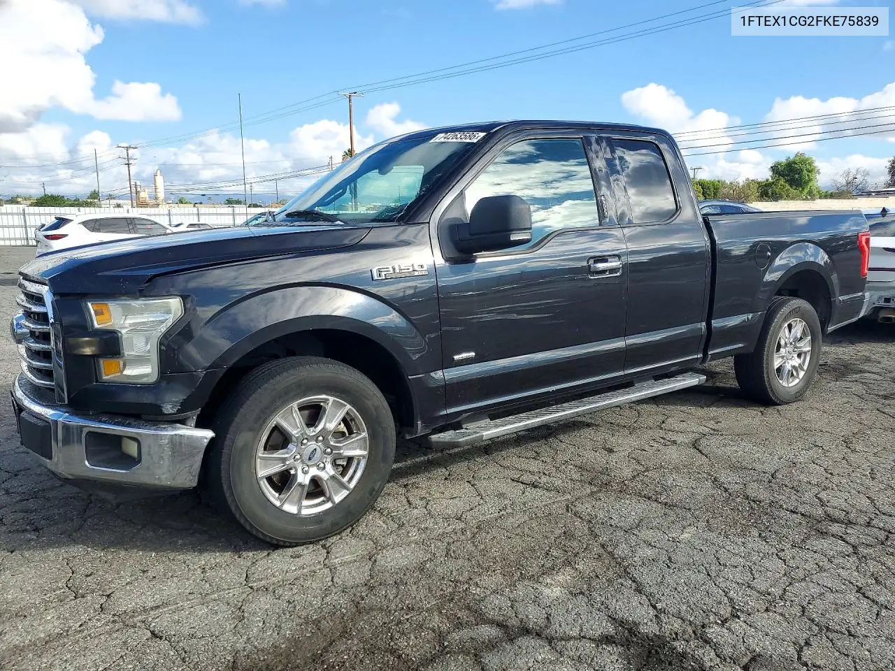 FORD F-150 2015, VIN 1FTEX1CG2FKE75839