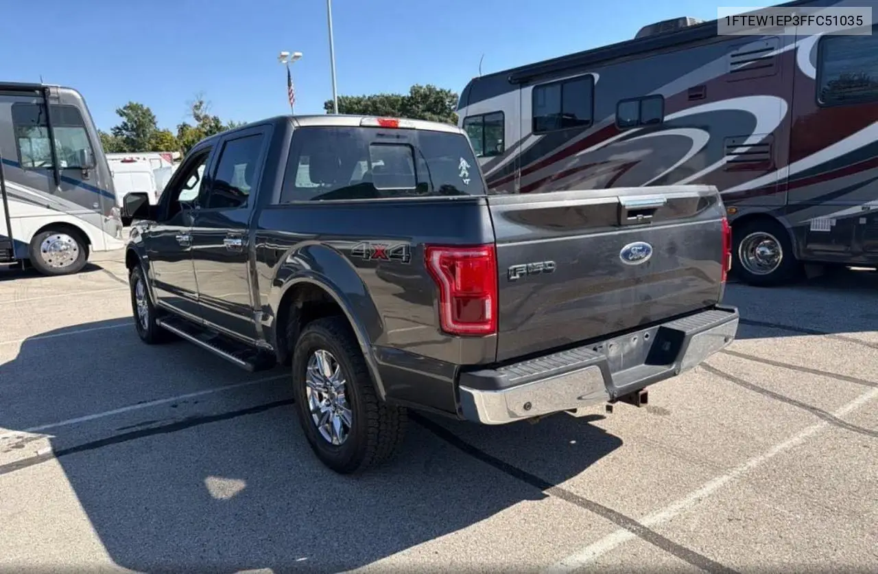2015 FORD F-150 VIN 1FTEW1EP3FFC51035 — фото 3