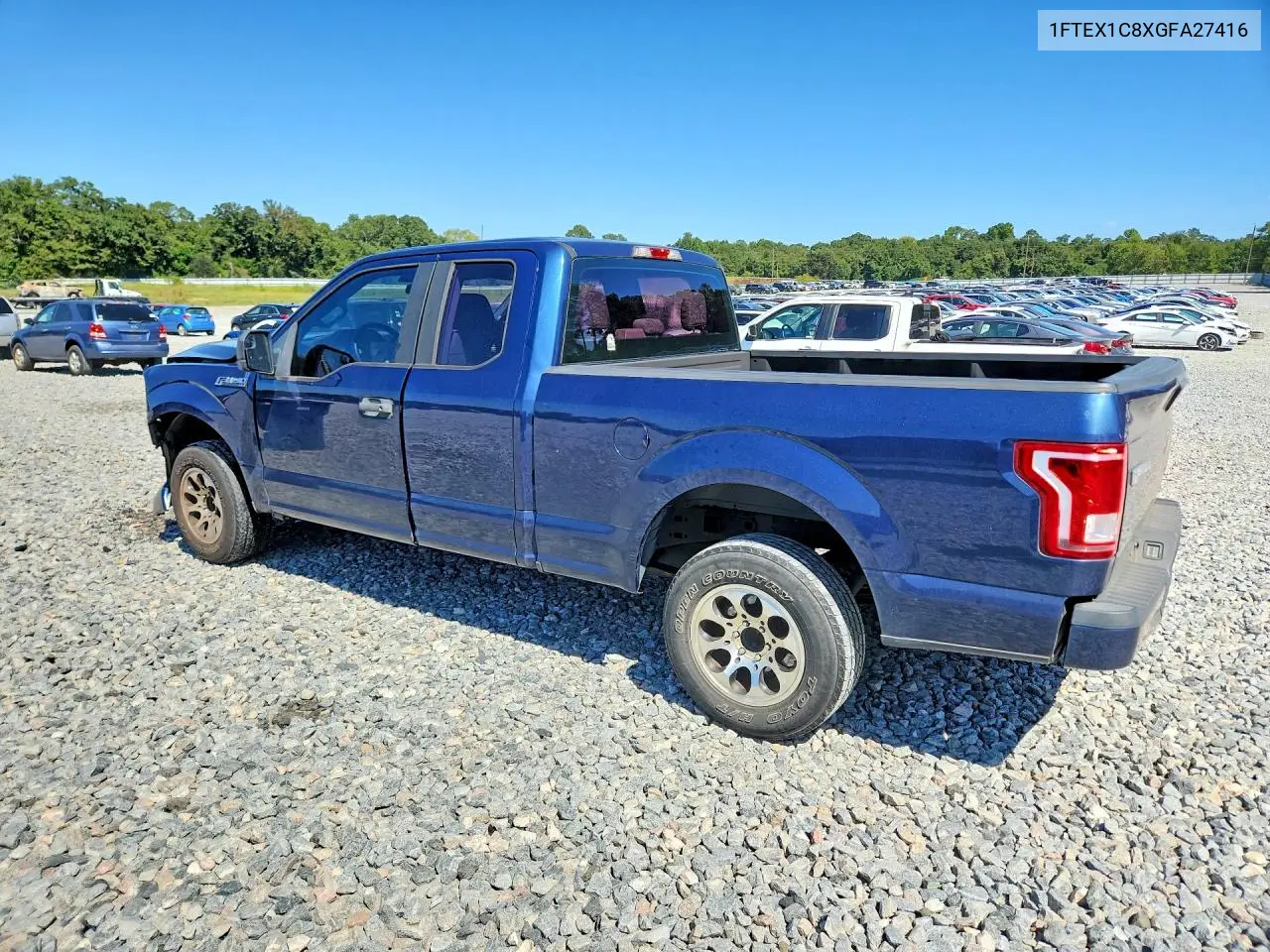 2016 FORD F-150 VIN 1FTEX1C8XGFA27416 — фото 2