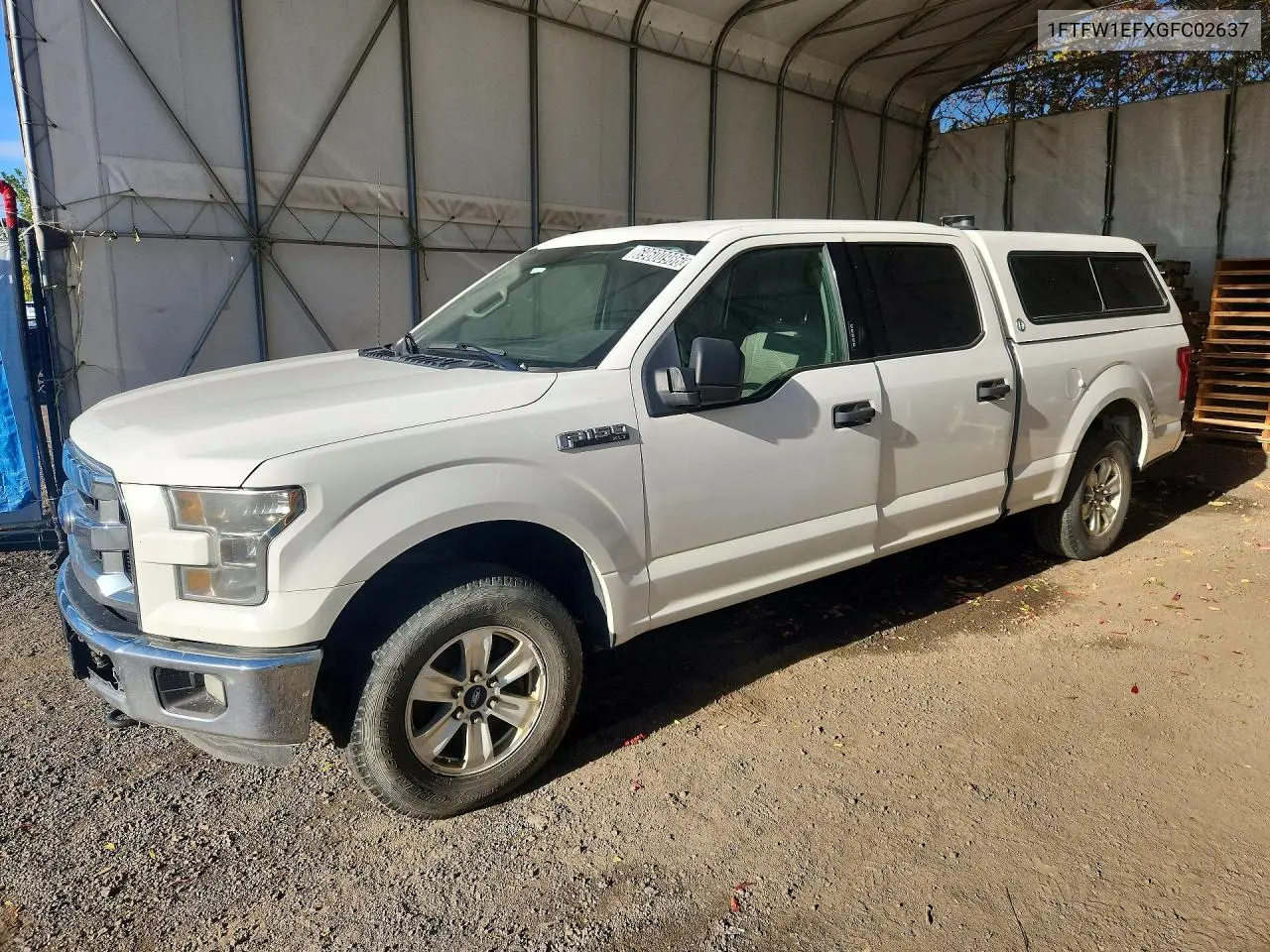 FORD F-150 2016, VIN 1FTFW1EFXGFC02637
