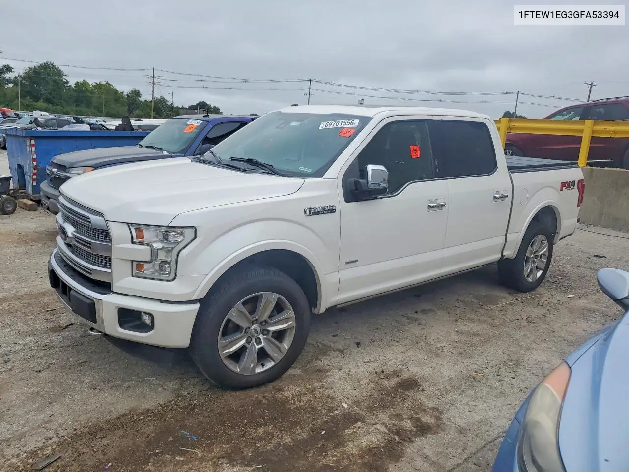 FORD F-150 2016, VIN 1FTEW1EG3GFA53394