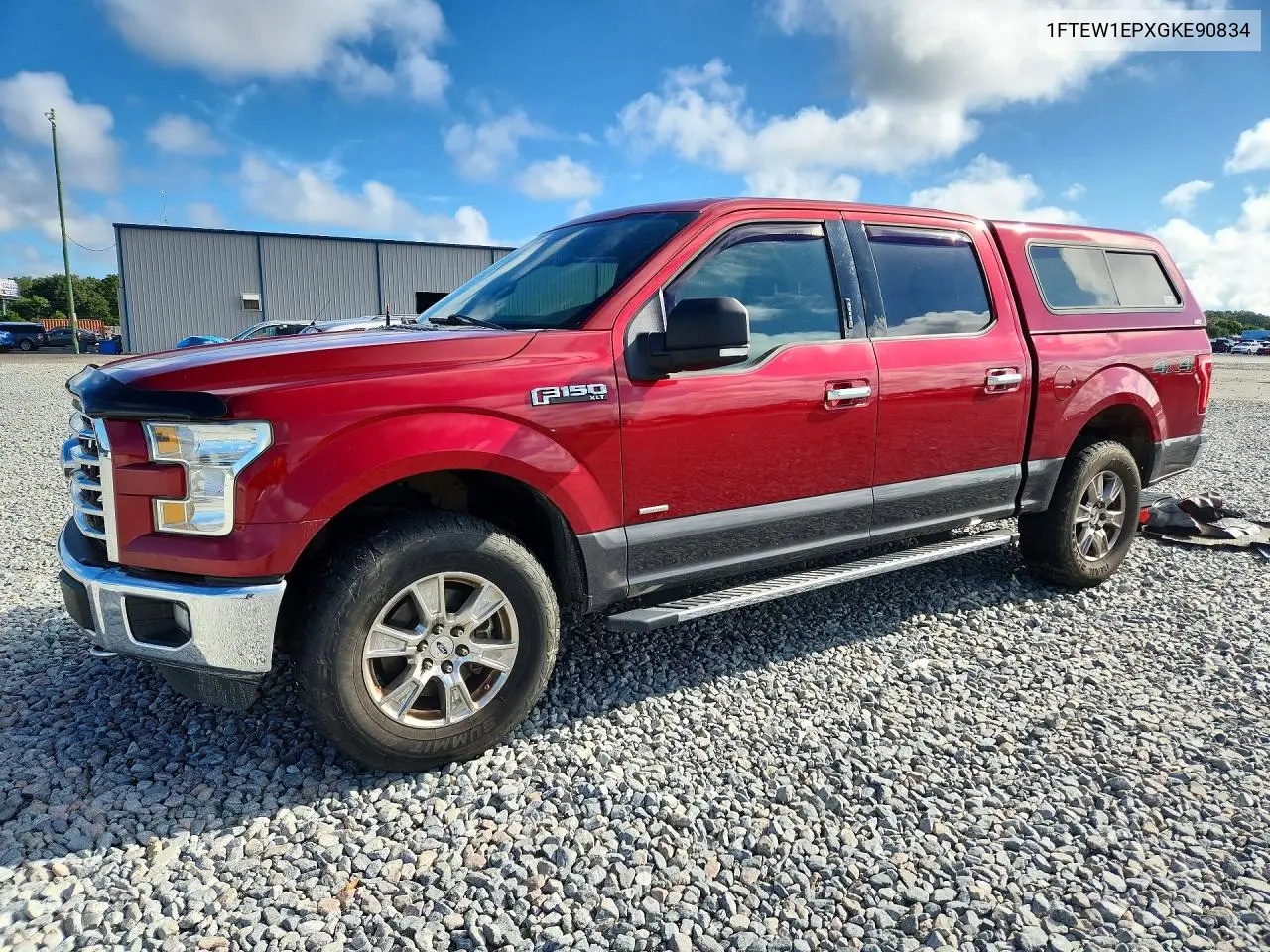 FORD F-150 2016, VIN 1FTEW1EPXGKE90834