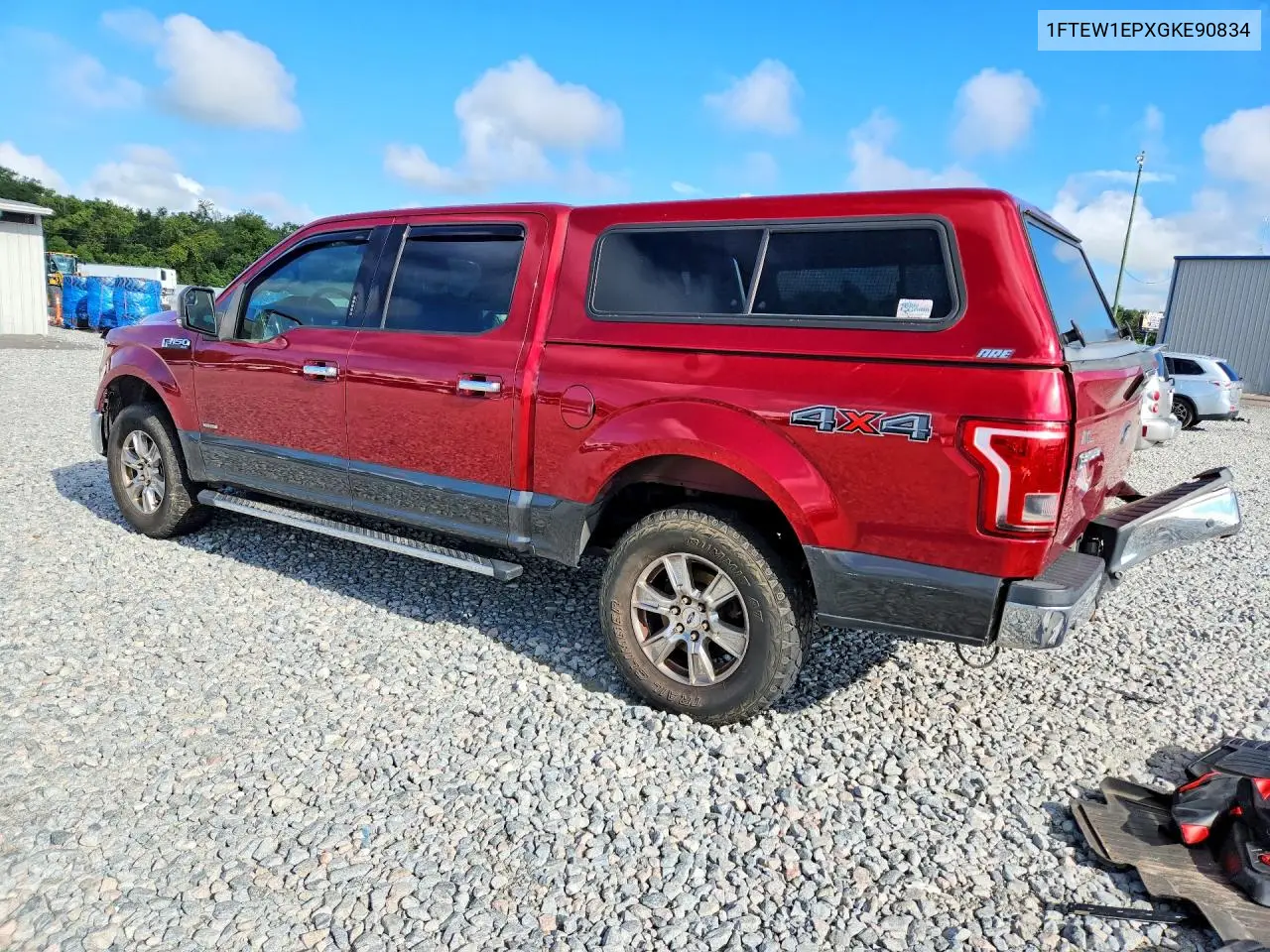 2016 FORD F-150 VIN 1FTEW1EPXGKE90834 — фото 2