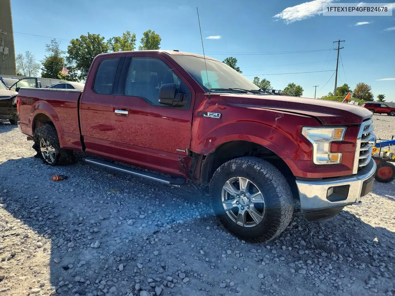 2016 FORD F-150 VIN 1FTEX1EP4GFB24678 — фото 4