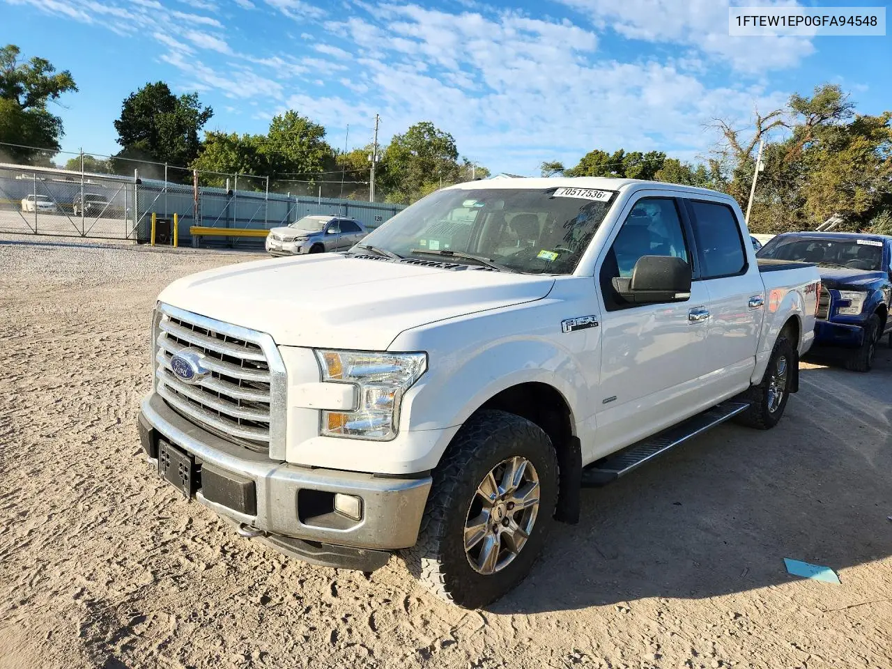 FORD F-150 2016, VIN 1FTEW1EP0GFA94548