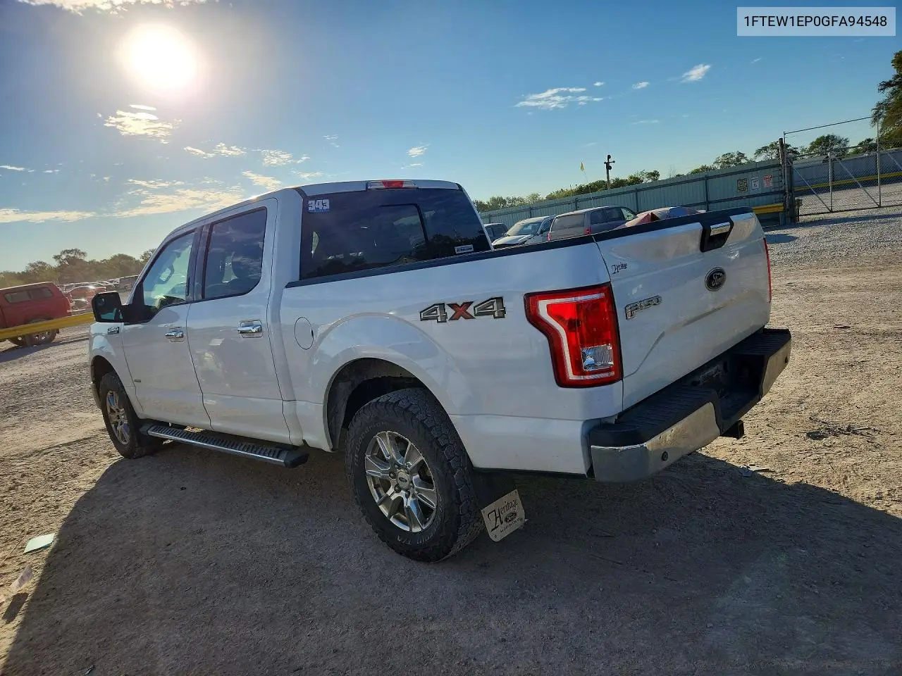 2016 FORD F-150 VIN 1FTEW1EP0GFA94548 — фото 2