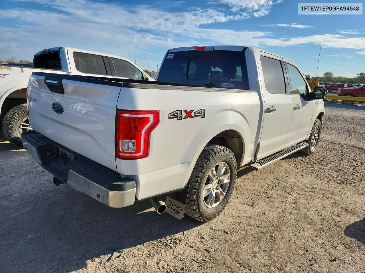 2016 FORD F-150 VIN 1FTEW1EP0GFA94548 — фото 3