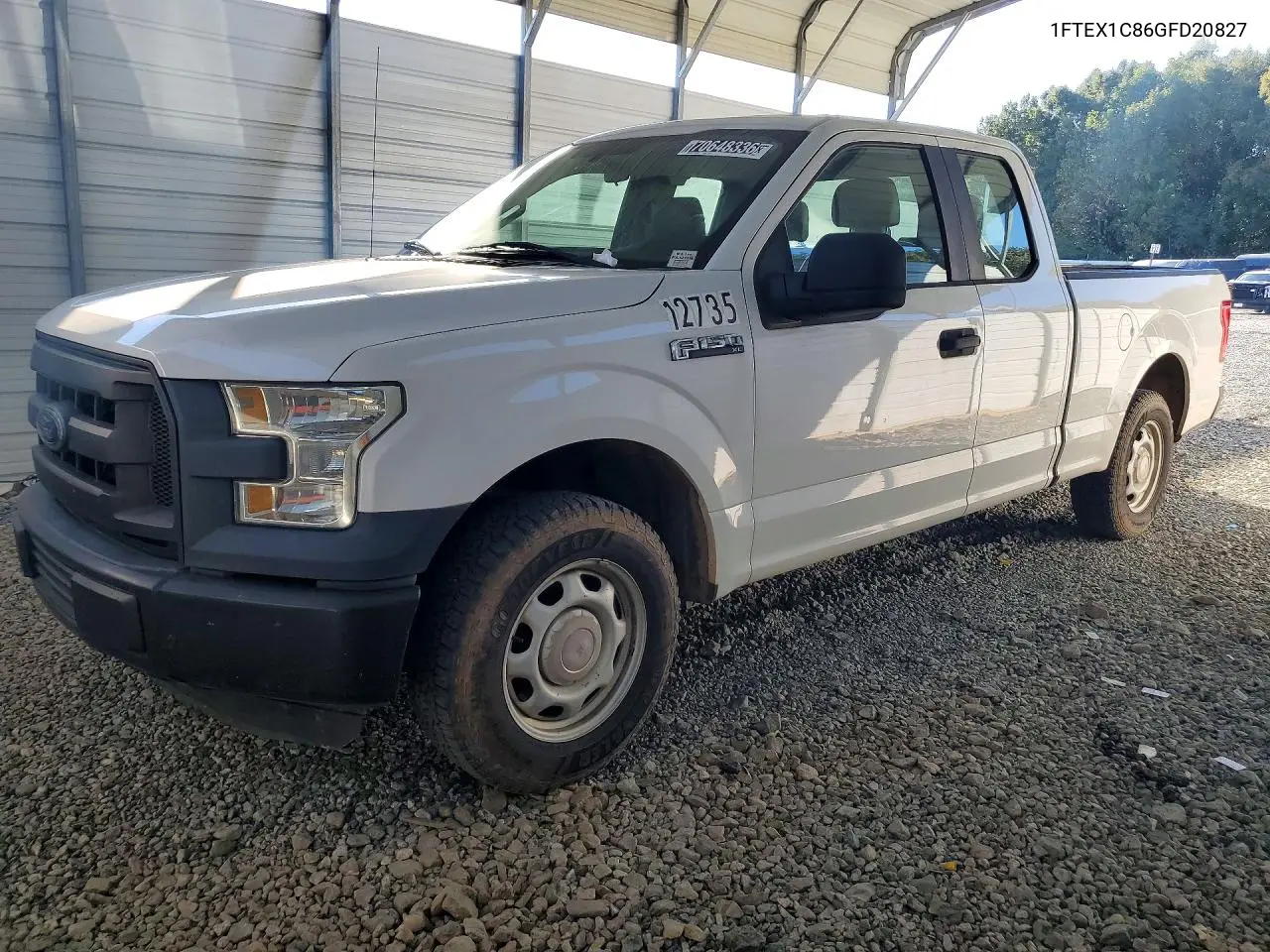FORD F-150 2016, VIN 1FTEX1C86GFD20827
