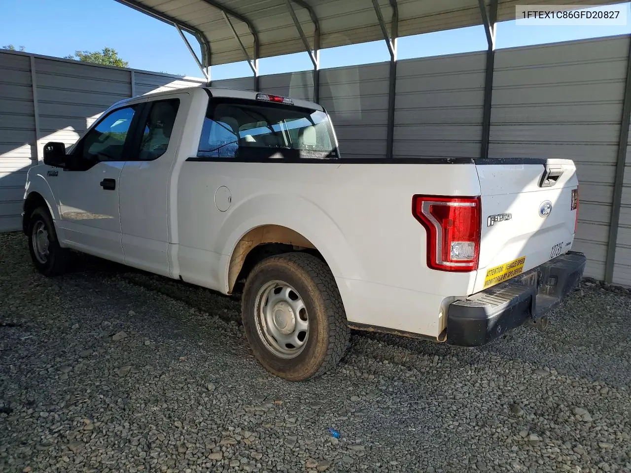 2016 FORD F-150 VIN 1FTEX1C86GFD20827 — фото 2