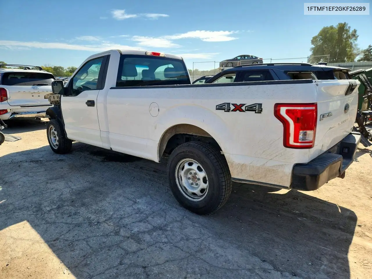 2016 FORD F-150 VIN 1FTMF1EF2GKF26289 — фото 2