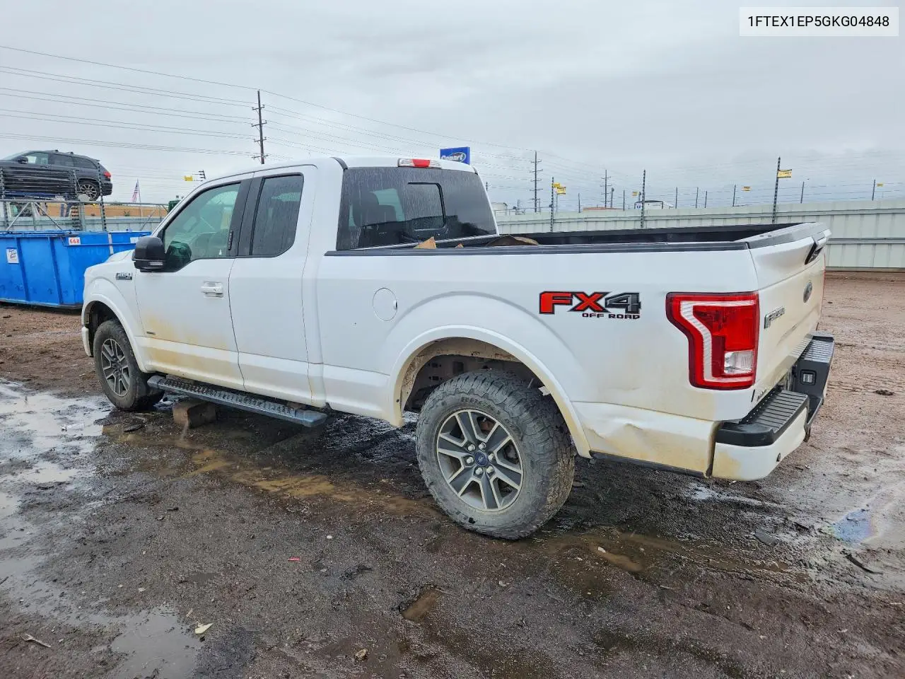 2016 FORD F-150 VIN 1FTEX1EP5GKG04848 — фото 2