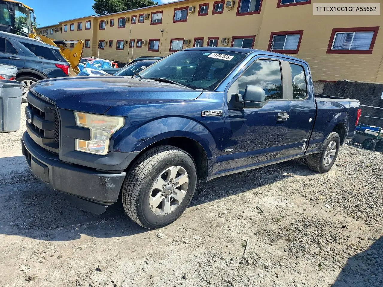 FORD F-150 2016, VIN 1FTEX1CG1GFA55662