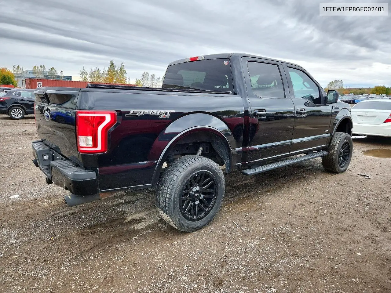 2016 FORD F-150 VIN 1FTEW1EP8GFC02401 — фото 3