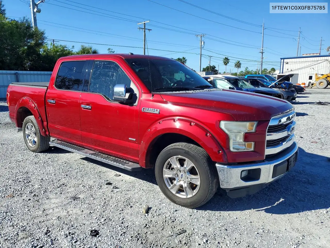 2016 FORD F-150 VIN 1FTEW1CGXGFB75785 — фото 4