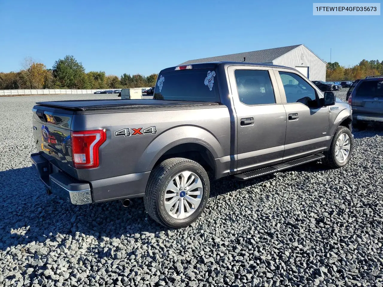 2016 FORD F-150 VIN 1FTEW1EP4GFD35673 — фото 3