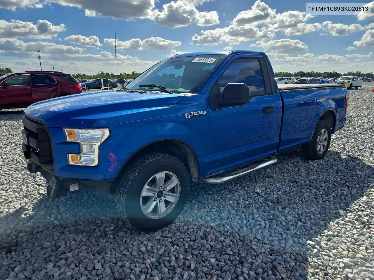 FORD F-150 2016, VIN 1FTMF1C89GKD20813