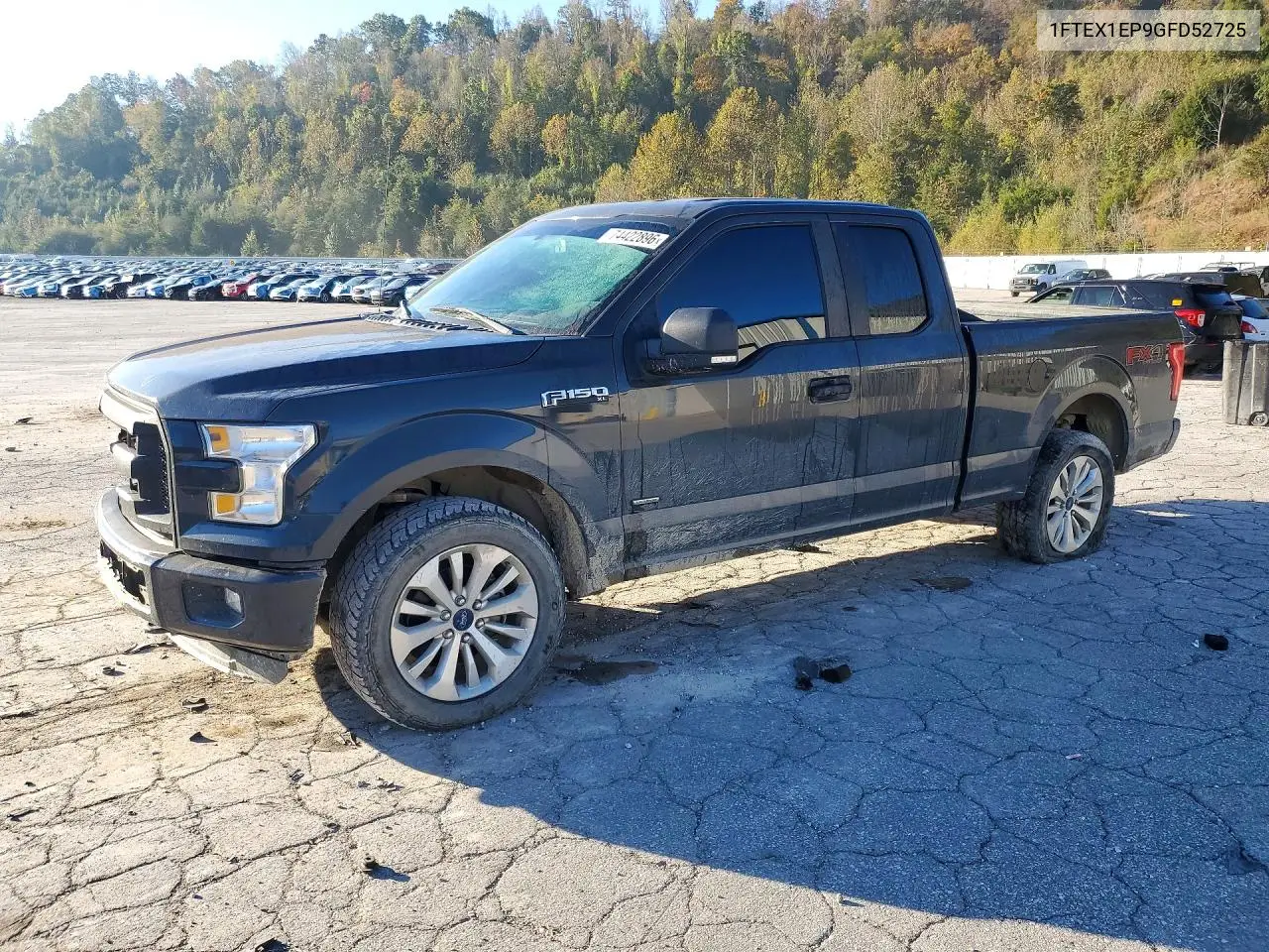 FORD F-150 2016, VIN 1FTEX1EP9GFD52725